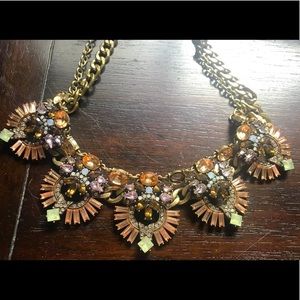 Vintage Gemstone Necklace-Clusters Amber